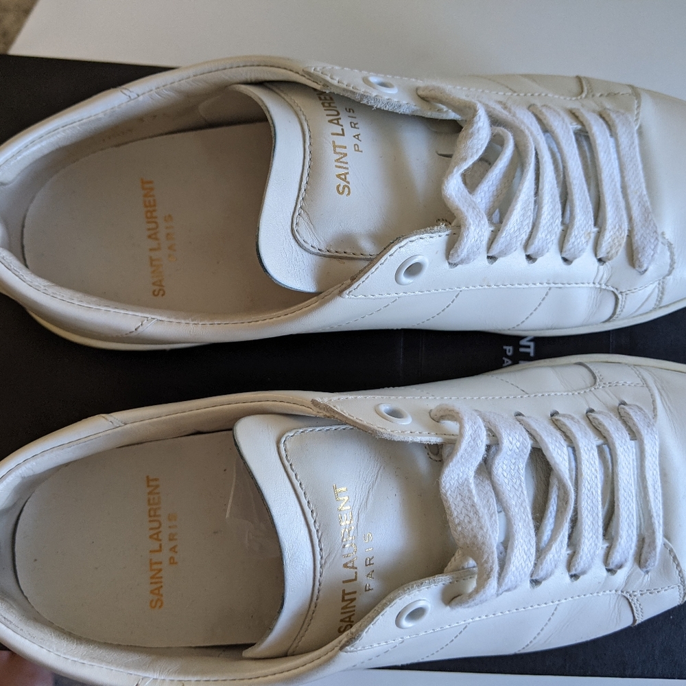 Saint Laurent White Sneakers (W) - Picture 6 of 9